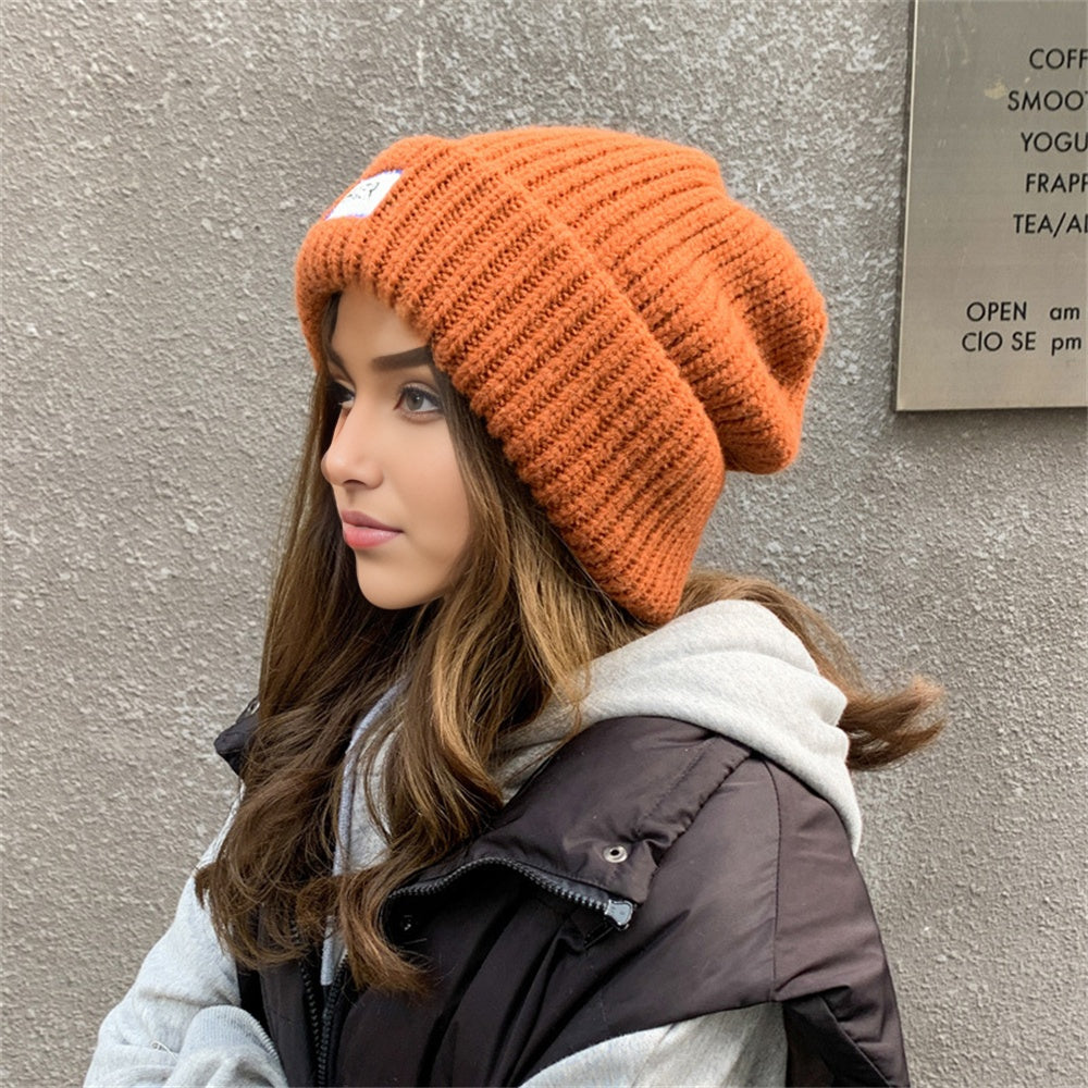 Velo Women's Beanie Hat | Soft Wool, Chunky Knit Design