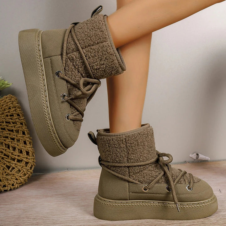 Teddy Women's Snow Boots | Insulated Faux Shearling
