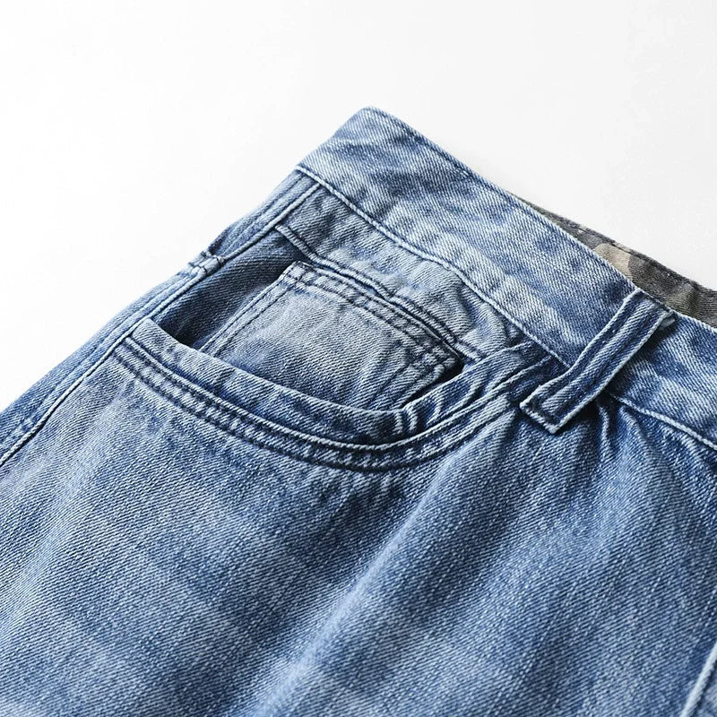 Duke Men's Cargo Pants | Relaxed Fit Denim