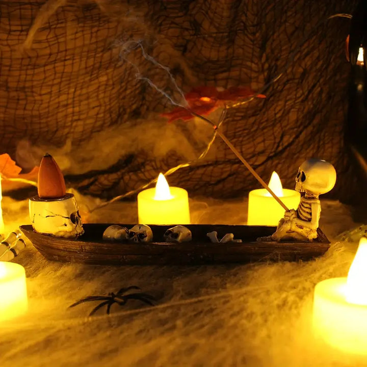 Sailor Skeleton Incense Burner | Creative Resin Design