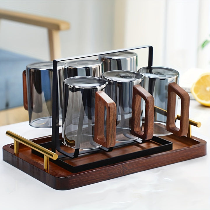 Tina Ergonomic Mug | Heat-Resistant Glass, Nordic Design