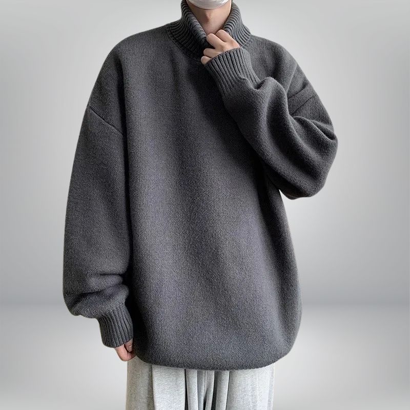 Jade Unisex Turtleneck Sweater | Cozy Knit Design