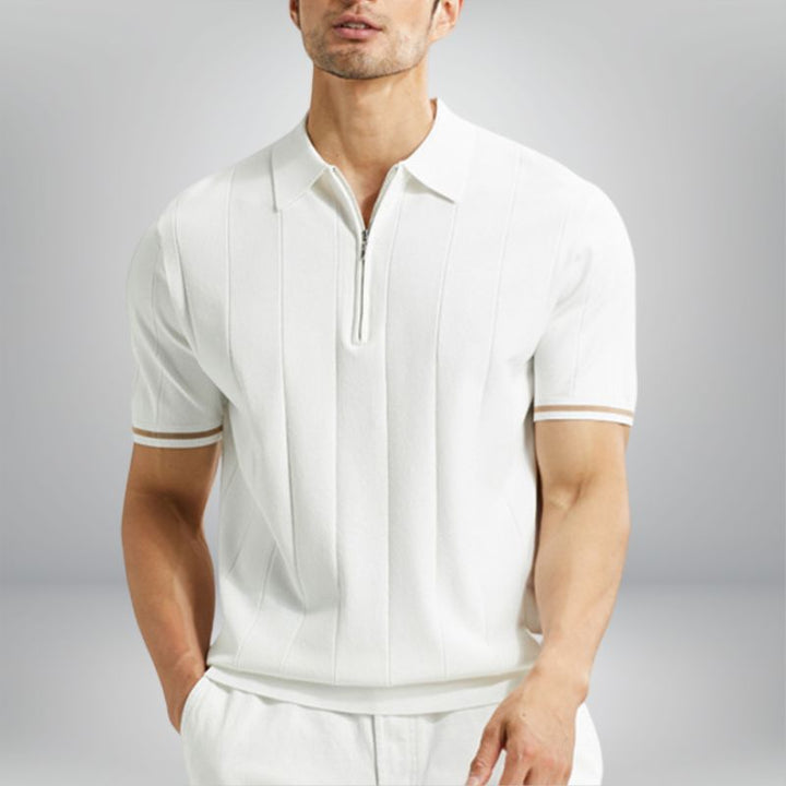 Benson Men's Polo Shirt | Breathable Knit, Modern Fit