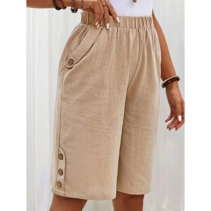 Lena Women's Summer Shorts | Soft-Touch Weave, Relaxed Fit