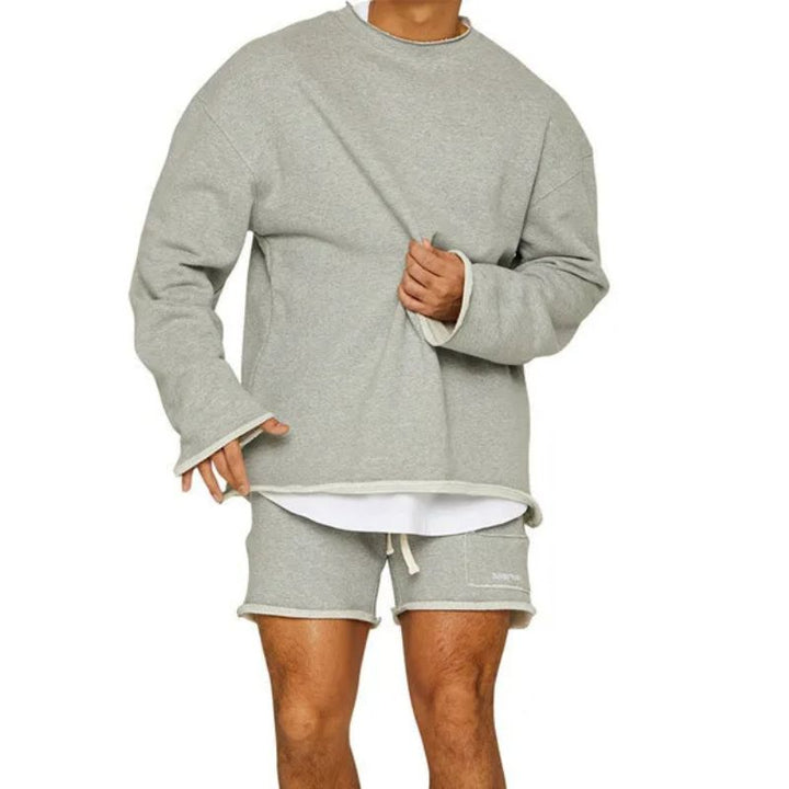 Baxter Men's Hoodie Set | Premium Cotton, Casual Shorts Combo
