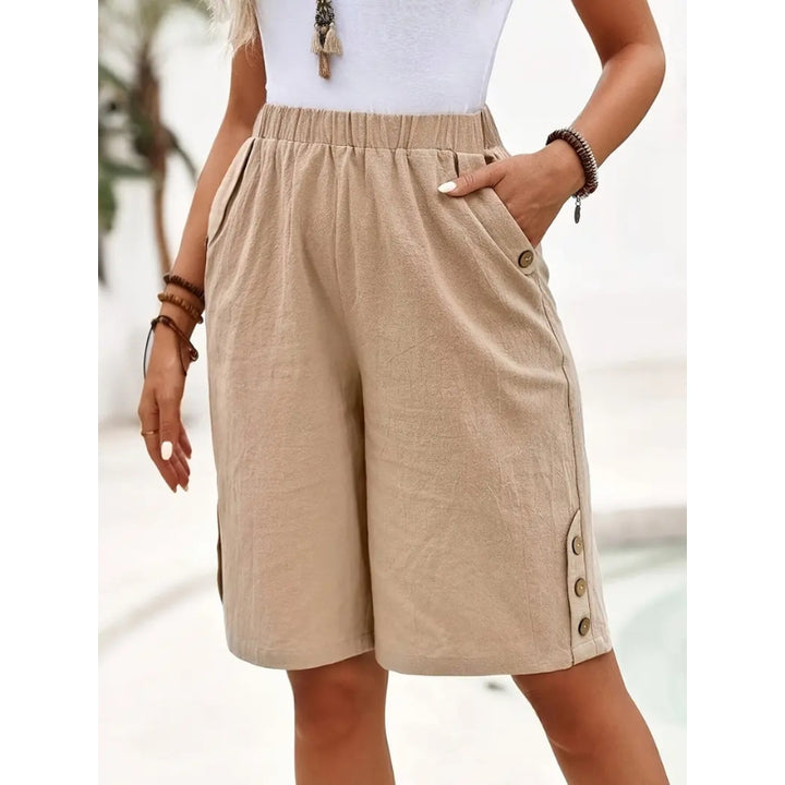 Lena Women's Summer Shorts | Soft-Touch Weave, Relaxed Fit