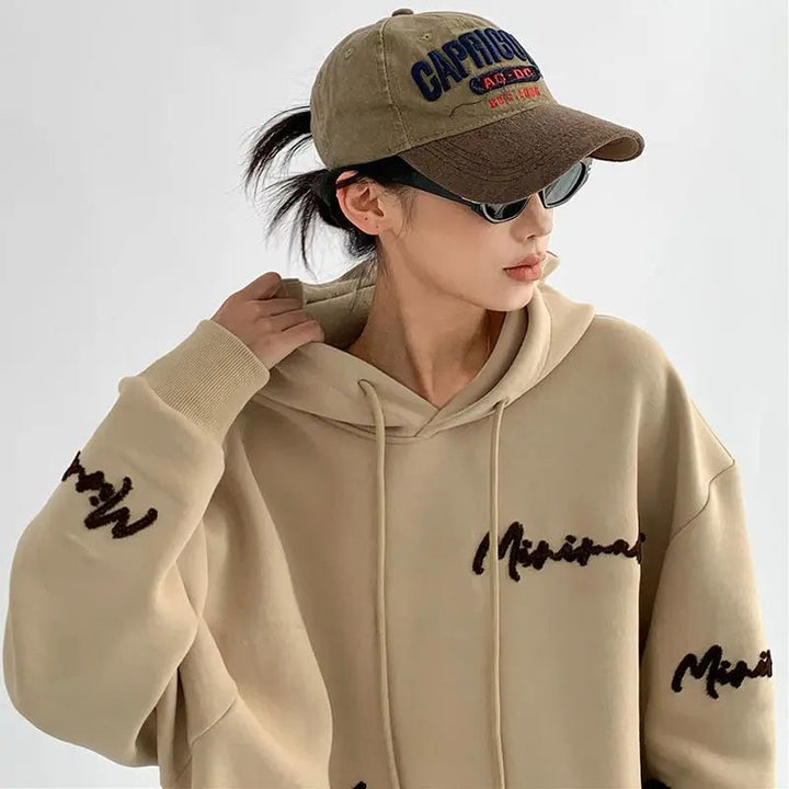 Mizora Women's Oversized Hoodie | Cozy Fleece Lining, Harajuku-Inspired Design