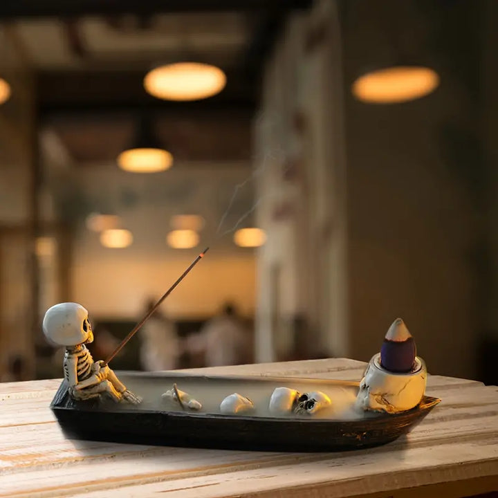 Sailor Skeleton Incense Burner | Creative Resin Design
