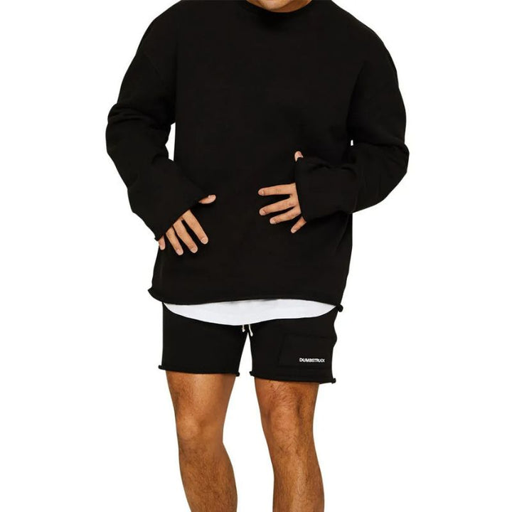 Baxter Men's Hoodie Set | Premium Cotton, Casual Shorts Combo
