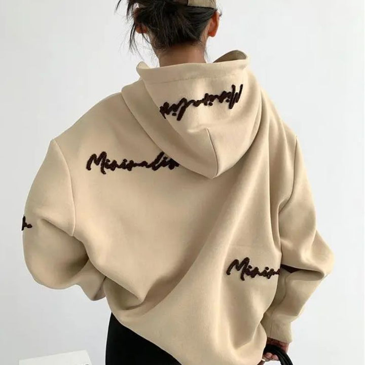 Mizora Women's Oversized Hoodie | Cozy Fleece Lining, Harajuku-Inspired Design