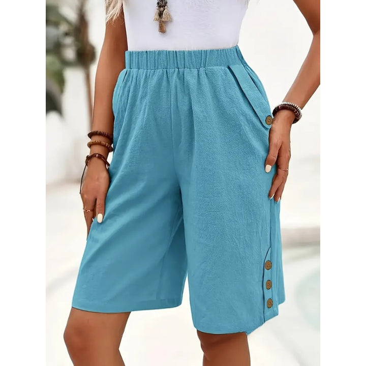 Lena Women's Summer Shorts | Soft-Touch Weave, Relaxed Fit