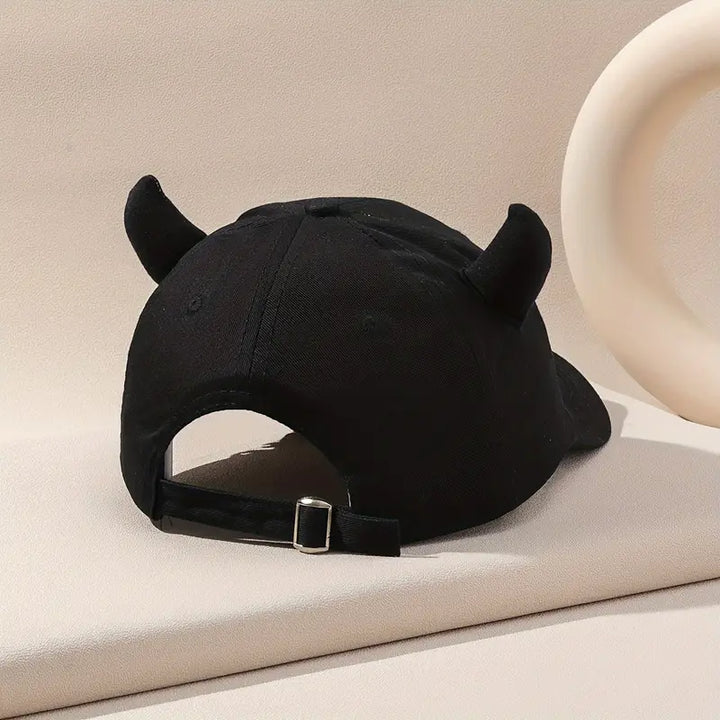 Rogue Women's Cap | Playful Horn Design, Breathable Cotton