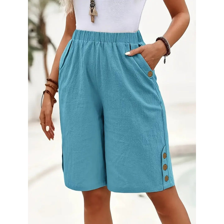 Lena Women's Summer Shorts | Soft-Touch Weave, Relaxed Fit