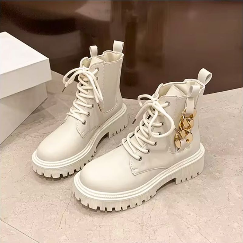 Maya Women's Platform Boots | Premium Leather, Edgy Design