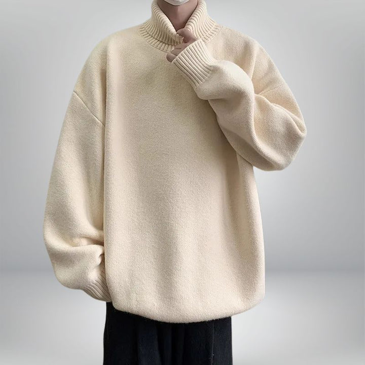 Jade Unisex Turtleneck Sweater | Cozy Knit Design