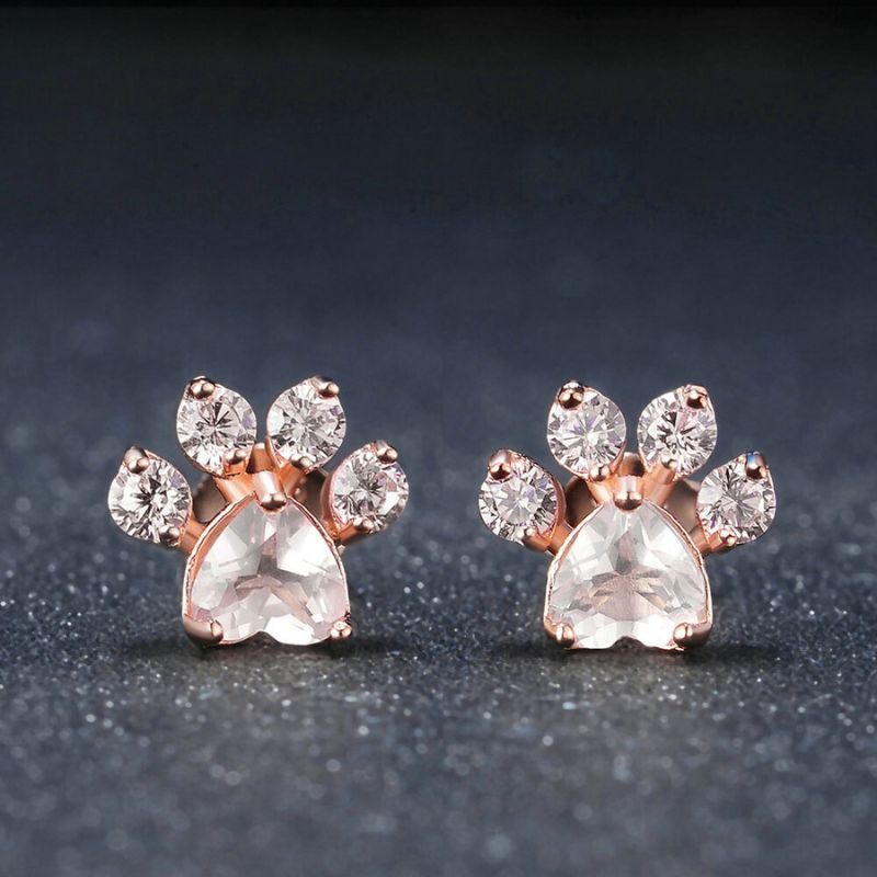 Rosa Women's Jewelry Set | Sterling Silver, Rose Gold & Rose Quartz