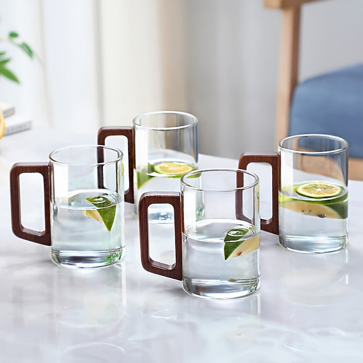 Tina Ergonomic Mug | Heat-Resistant Glass, Nordic Design