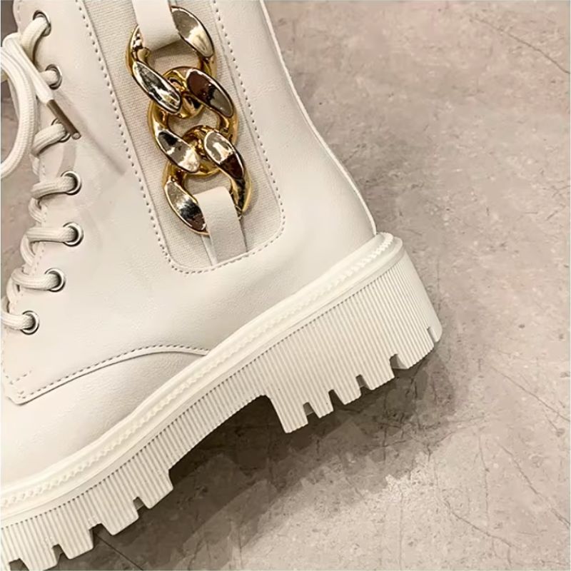 Maya Women's Platform Boots | Premium Leather, Edgy Design