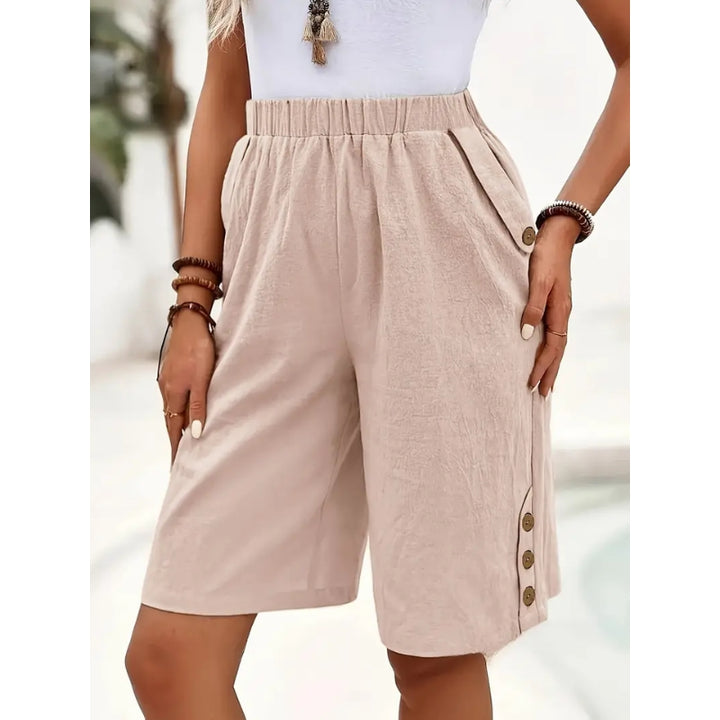 Lena Women's Summer Shorts | Soft-Touch Weave, Relaxed Fit