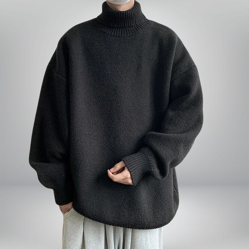 Jade Unisex Turtleneck Sweater | Cozy Knit Design