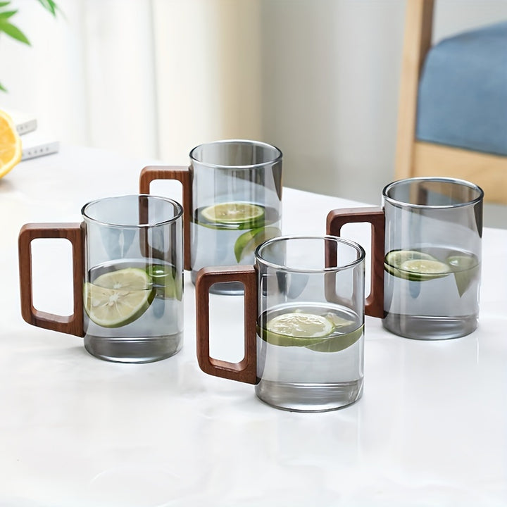 Tina Ergonomic Mug | Heat-Resistant Glass, Nordic Design