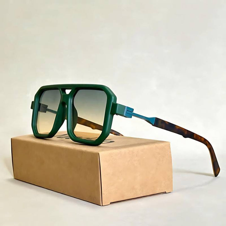 Dare Unisex Sunglasses | Vintage Square Design, UV Protection