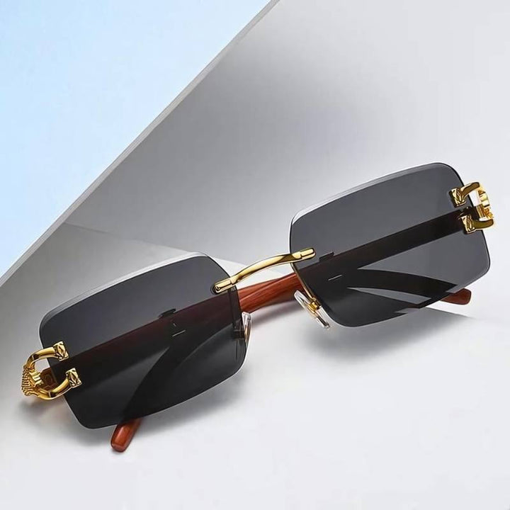 Watanabe Women's Sunglasses | Gradient Lenses, Rimless Design