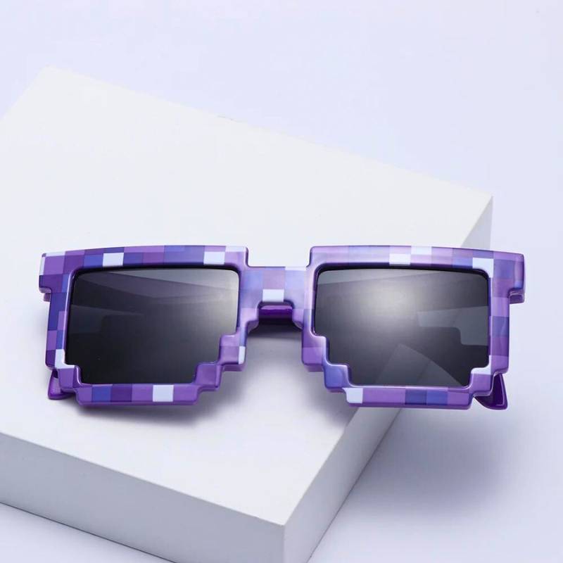 Panda PixelZombie Sunglasses | Unique Square Design, Lightweight