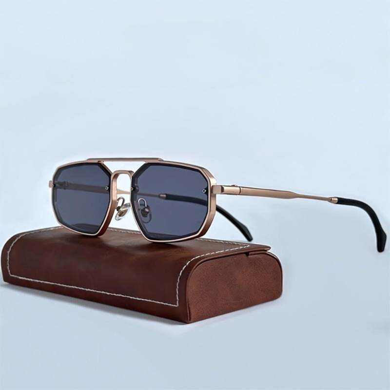 Edgar Unisex Sunglasses | Vintage Steampunk Design, UV400 Protection