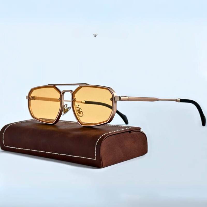 Edgar Unisex Sunglasses | Vintage Steampunk Design, UV400 Protection