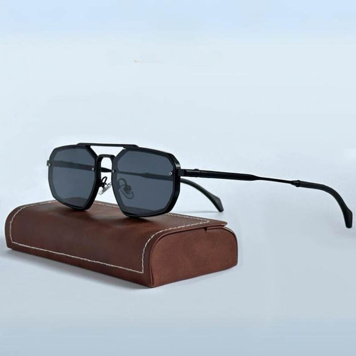 Edgar Unisex Sunglasses | Vintage Steampunk Design, UV400 Protection