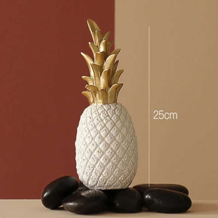 Elysian Golden Pineapple Home Decor | Handcrafted Resin, Elegant Wall Accent
