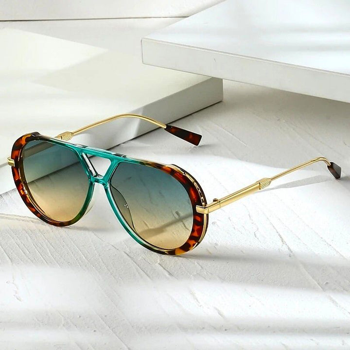 Nora Women's Aviator Sunglasses | UV400 Protection, Vintage-Inspired