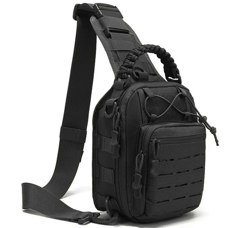 Trek Tactical Shoulder Bag | Waterproof Fabric, Adjustable Sling Strap