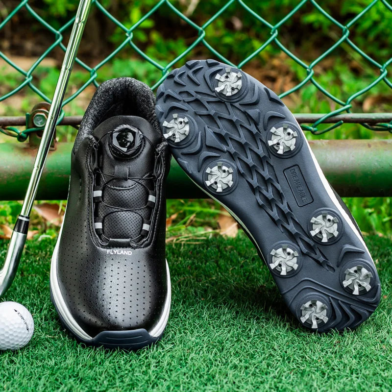 Maverick Unisex Golf Shoes | Breathable Leather, Anti-Slip Design