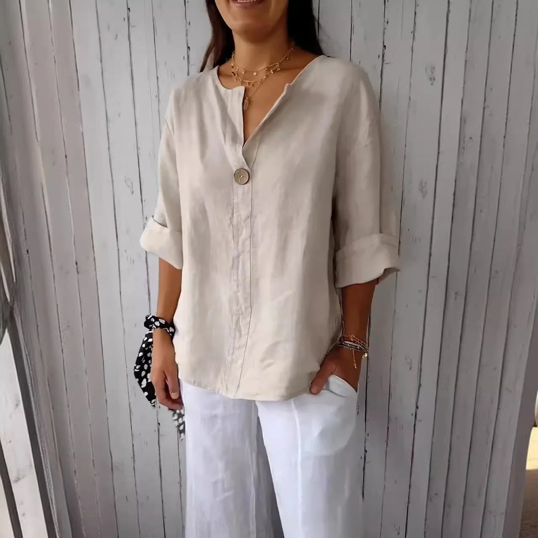 Pavla Women's Blouse | Lightweight Linen