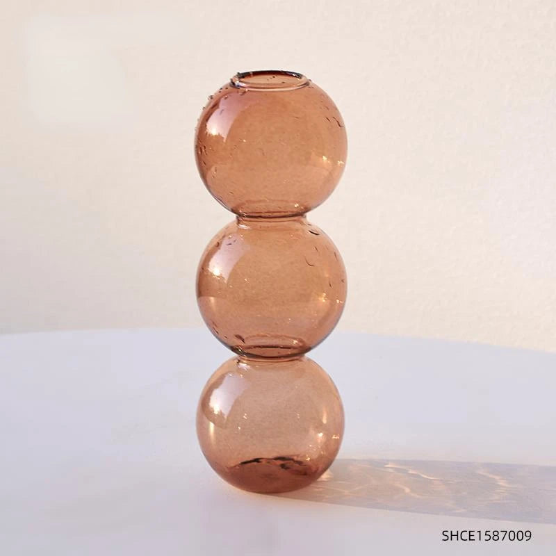 Nora Scandinavian Vase | Handblown Glass, Minimalist Design