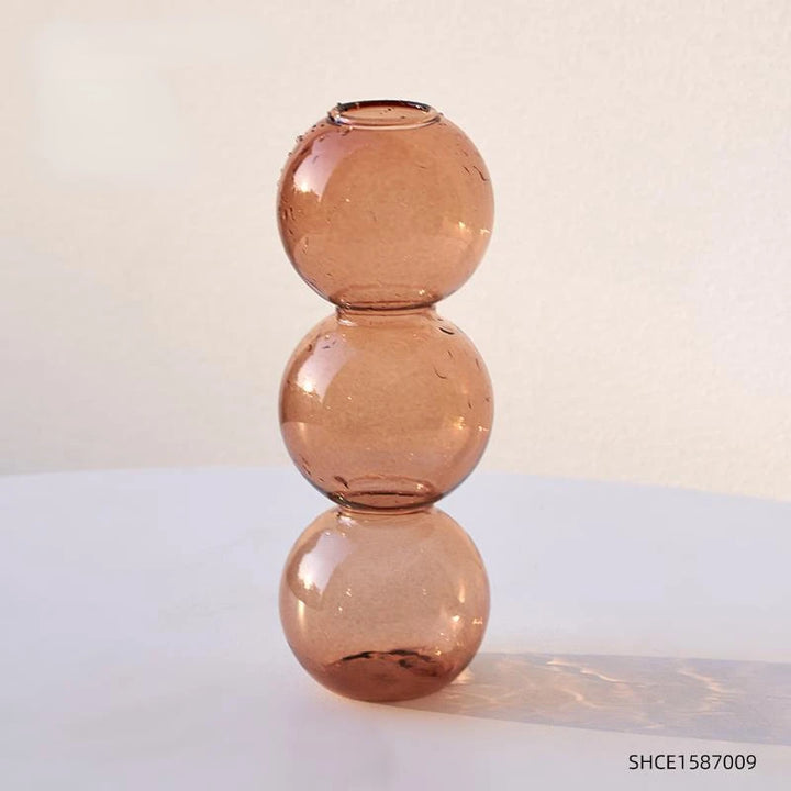 Nora Scandinavian Vase | Handblown Glass, Minimalist Design