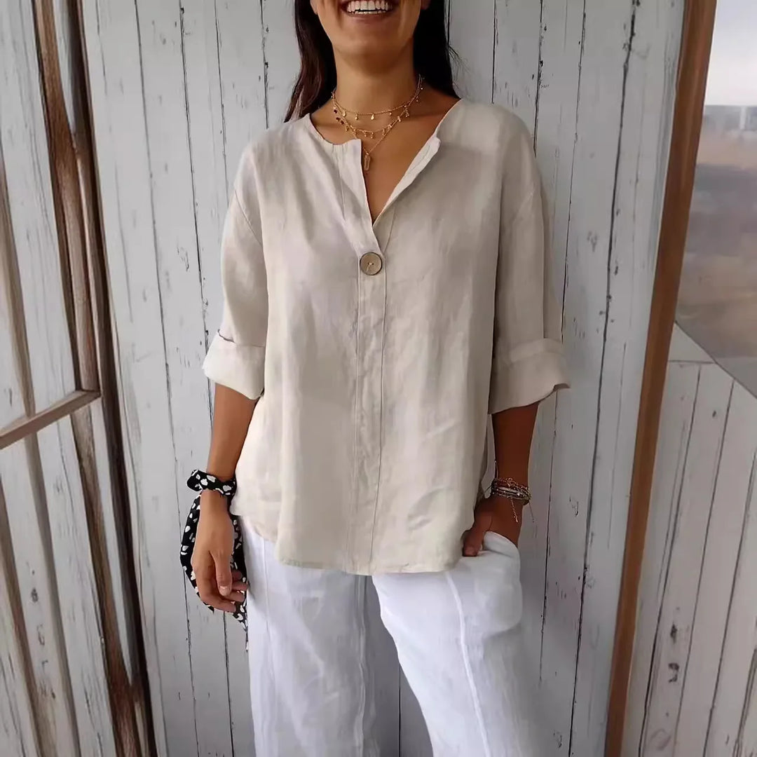 Pavla Women's Blouse | Lightweight Linen