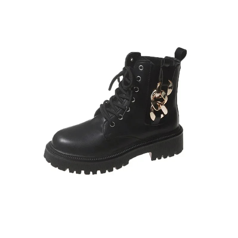 Maya Women's Platform Boots | Premium Leather, Edgy Design
