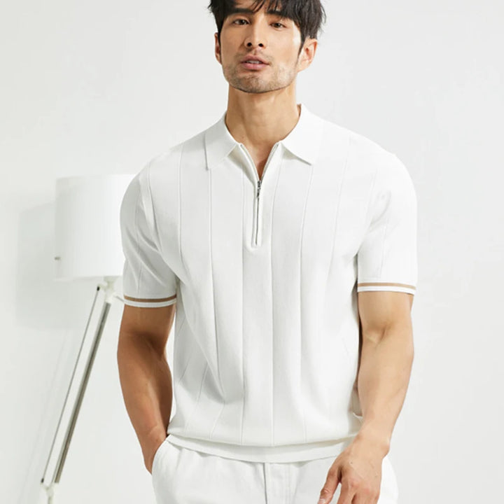Benson Men's Polo Shirt | Breathable Knit, Modern Fit