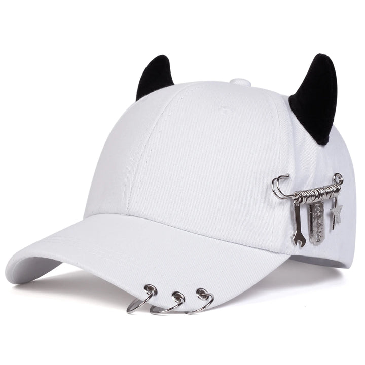 Rogue Women's Cap | Playful Horn Design, Breathable Cotton