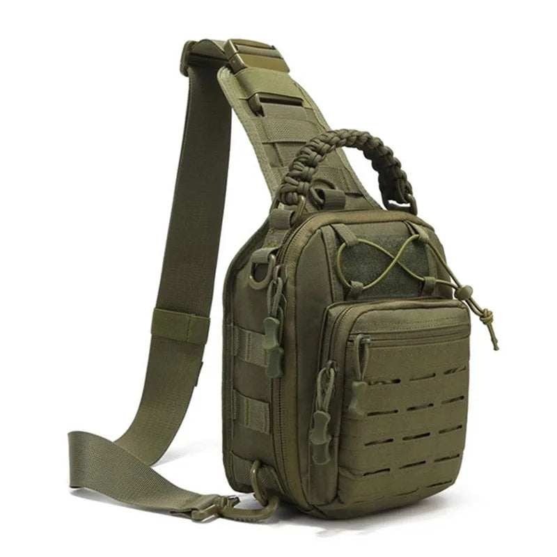 Trek Tactical Shoulder Bag | Waterproof Fabric, Adjustable Sling Strap