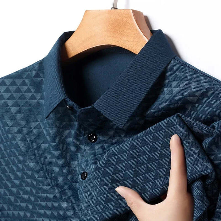 Caro Men's Polo Shirt | Breathable Ice Silk, Moisture-Wicking