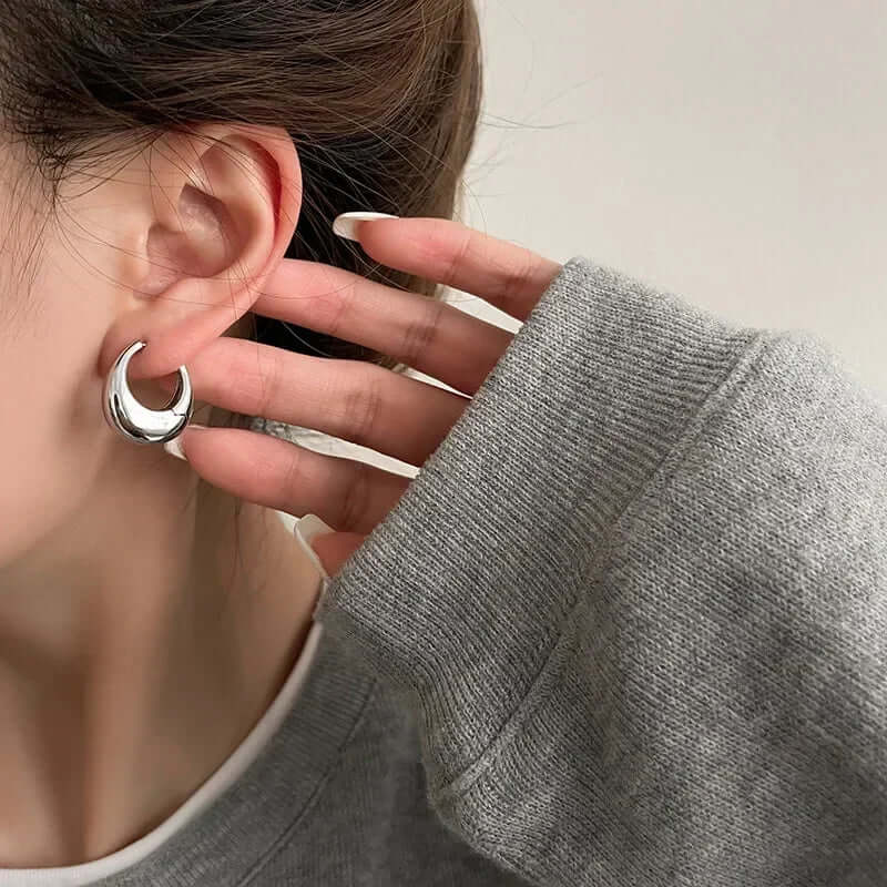 Divine Circles: Sophisticated Women's Luxury Earrings