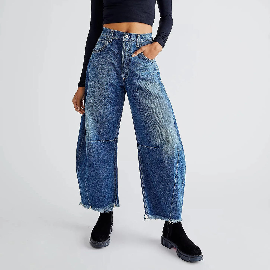 Raven Women's Wide Leg Jeans | Premium Denim, Chic Silhouette