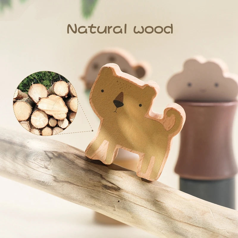 Zara Kids' Balance Buddies | Engaging Wooden Montessori Toys