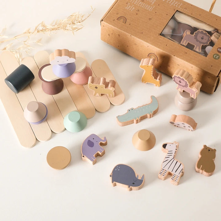 Zara Kids' Balance Buddies | Engaging Wooden Montessori Toys