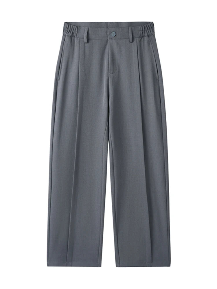 Harrison Men's Casual Pants | Stretch Fabric, Pleated Design