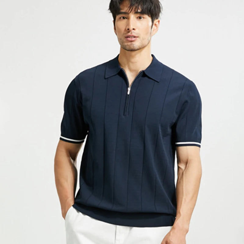 Benson Men's Polo Shirt | Breathable Knit, Modern Fit